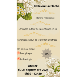 Demi-journée bien-être - samedi 21 septembre 2024